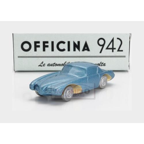 1:76 OFFICINA-942 Abarth 1500 Biposto (Base Fiat 1400) 1952 Light Blue ART2043B