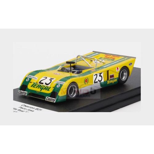 1:43 TROFEU Chevron B21 Fvc Cosworth #23 Rally Vila Real 1972 Paco Josa Yellow Green TRFDSN111