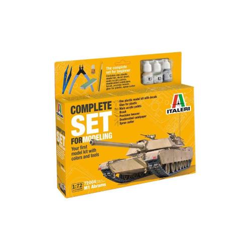 1:72 ITALERI Tank M1A Abrams Military 1980 Kit IT72004