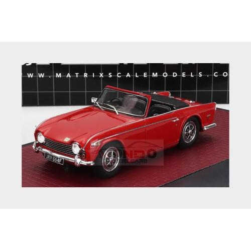 1:43 MATRIX Triumph Tr5 Cabriolet Open 1967 Red MX41902-041