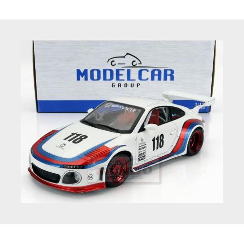 1:18 MCG Porsche 911 997-2 Rwb Coupe #118 Old & New Martini 2020 White Blue Red MCG18328