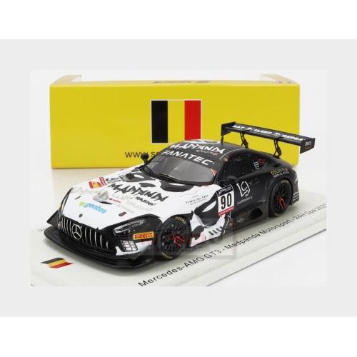 1:43 SPARK Mercedes Benz Gt3 Amg Team Madpanda Motorsport #90 24H Spa 2022 S.Walkinshaw O.Tunjo P.Kujula E.P.Companc White Black SB514