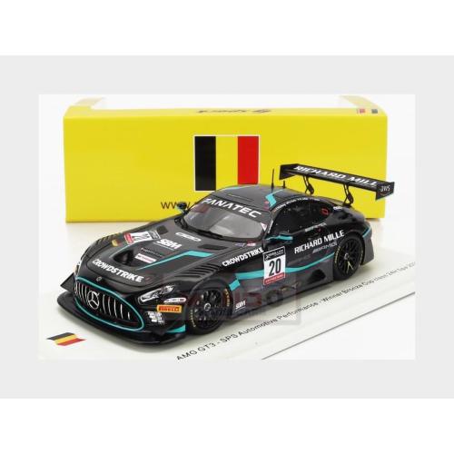 1:43 SPARK Mercedes Benz Gt3 Amg Team Sps Automotive Performance #20 Winner Bronze Cup Class 24H Spa 2022 T.Muller G.Kurtz V.Pierburg R.Juffali Black SB520