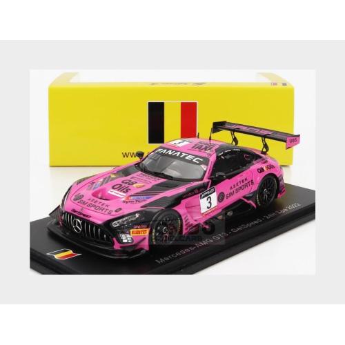 1:43 SPARK Mercedes Benz Gt3 Amg Team Getspeed #3 24H Spa 2022 A.Costa M.Bortolotti J.Aitken Fucsia Black SB531
