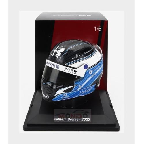 1:5 SPARK Bell Helmet F1 Casco Helmet Alfa Romeo C43 Team Stake #77 Season 2023 Valtteri Bottas 2 Tone Blue 5HF089