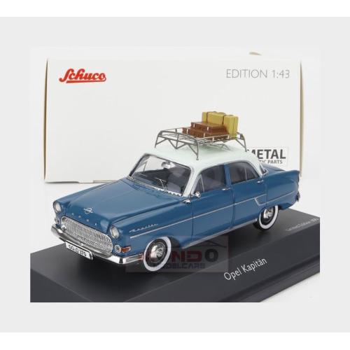 1:43 SCHUCO Opel Kapitan Riviera 1957 2 Tone Blue 450267300