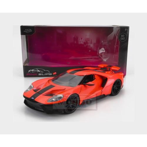 1:24 JADA Ford Usa Gt 2017 Red Orange 253293001-34657