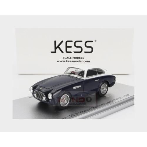 1:43 KESS MODEL Ferrari 225 S Sn.0178Ed Vignale Berlinetta 1952 Blue White KE43056251