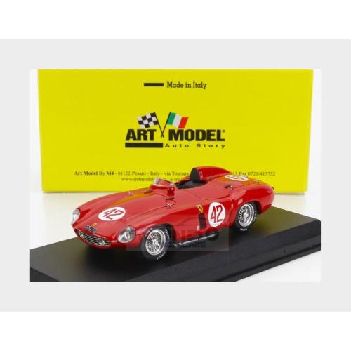 1:43 ART MODEL Ferrari 750 Monza Spider Sn0530M #42 2Nd Tunisi Belvedere Gp 1955 L.Bordonaro Red ART448