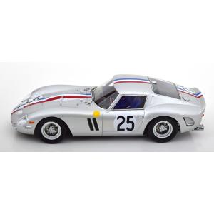1:18 KK SCALE Ferrari 250 Gto 3.0L V12 Coupe Team Ecurie Francorchamps #25 4Th 24H Le Mans 1963 Leon Dernier Elde Pierre Dumay Silver KKDC180738