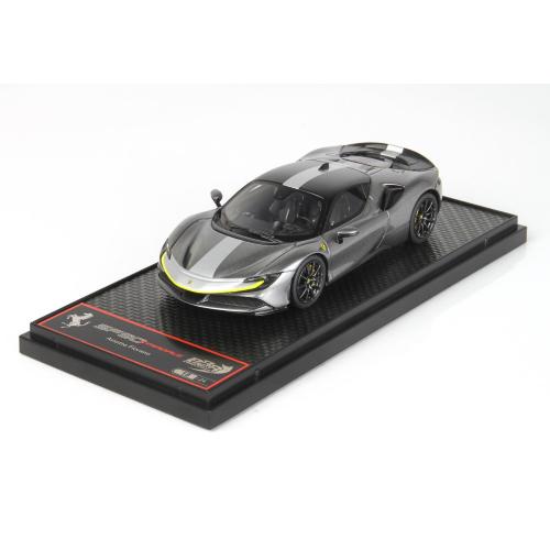 1:43 BBR Ferrari Sf90 Stradale Pack Fiorano Grigio Ferro Met BBRC239CST