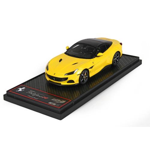 1:43 BBR Ferrari Portofino M Spider Tetto Chiuso Giallo Modena BBRC250G1