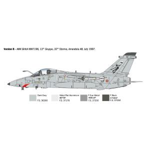 1:72 ITALERI Embraer Amx Ghibli Military Airplane 1985 Kit IT1460