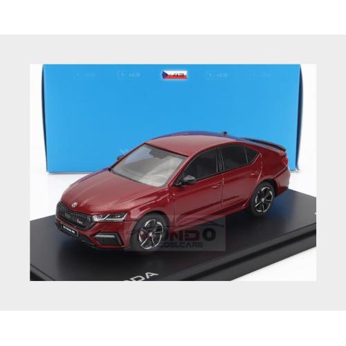 1:43 ABREX Skoda Octavia Iv Rs 2020 Red Met 143ABZ-037JH