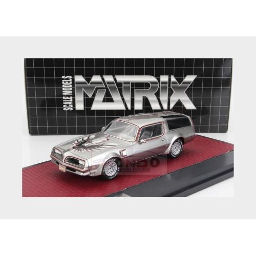 1:43 MATRIX Pontiac Firebird Trans Am Type K Kammback Concept 1978 Silver MX41606-011