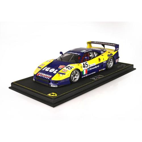 1:18 BBR Ferrari F40 Lm Le Mans 1996 #45 Team Ennea Igol Blemondo Bernard Gounon P18139G-VET
