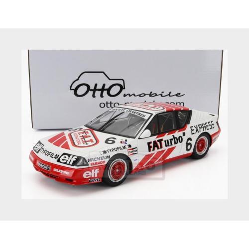 1:18 OTTOMOBILE Renault Gta Alpine #6 Europa Cup 1987 J.Gouhier White Red OT1022