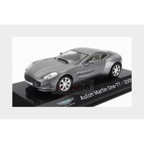 1:43 EDICOLA Aston Martin One-77 2009 Con Vetrina With Showcase Grey Met ABSUP011