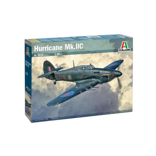 1:48 ITALERI Hawker Hurricane Mkiic Military Airplane 1941 Kit IT2828