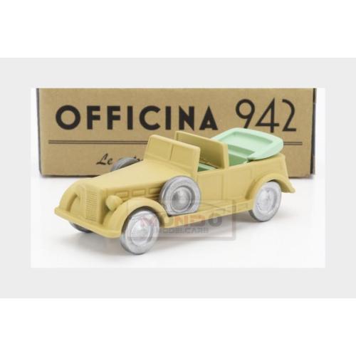 1:76 OFFICINA-942 Fiat 2800 Cmc Torpedo Cabriolet Open 1939 Military Sand ART4005A