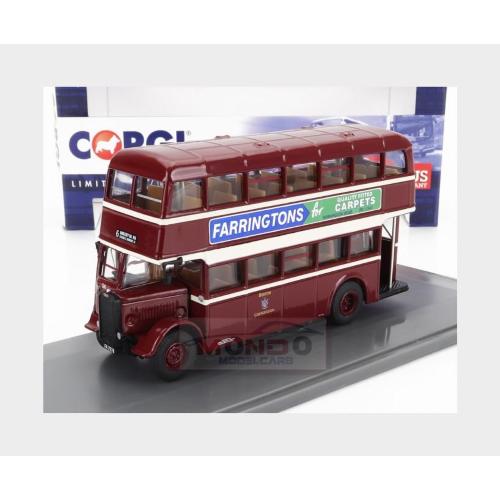 1:76 CORGI Guy Utility Autobus Burton Corporation 6 Anglesey 1960 Red Cream OM43917A