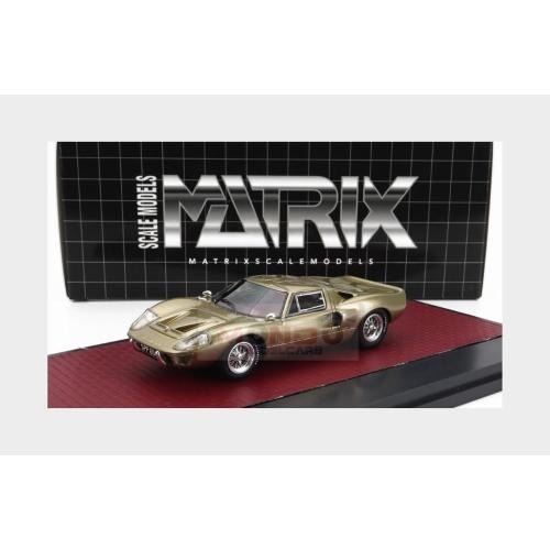 1:43 MATRIX Ford Usa Gt40 Mkiii 1967 Gold Met MX40603-053