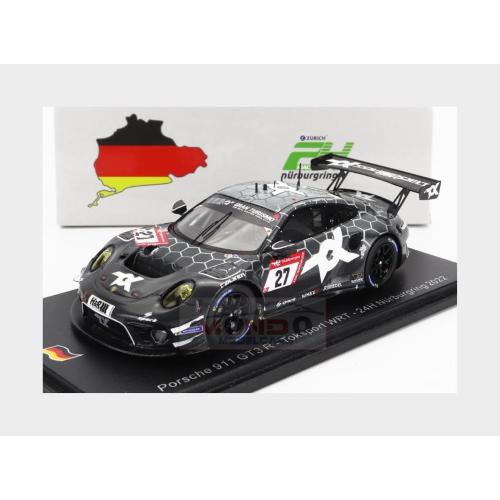 1:43 SPARK Porsche 911 991-2 Gt3 R Team Toksport Wrt #27 24H Nurburgring 2022 M.Jaminet J.Andlauer M.Campbell SG865