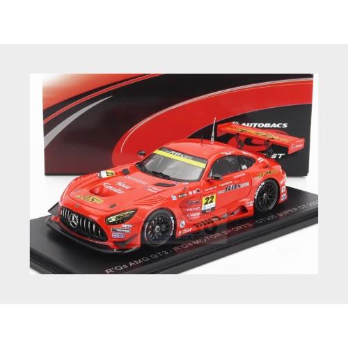 1:43 SPARK Mercedes-Amg Gt3 #22 R'Qs Motor Sports Gt300  Super Gt 2022 Hisashi Wada Masaki Jyonai SGT044