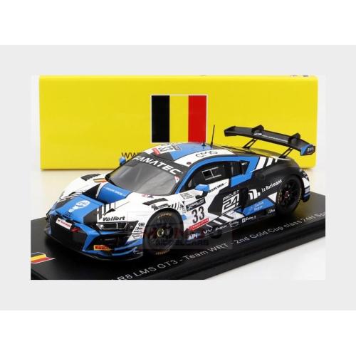 1:43 SPARK Audi R8 Lms Gt3 Team Wrt #33 2Nd Gold Cup Class 24H Spa 2022 A.Robin R.Tomita U.De Pauw M.Robin SB515