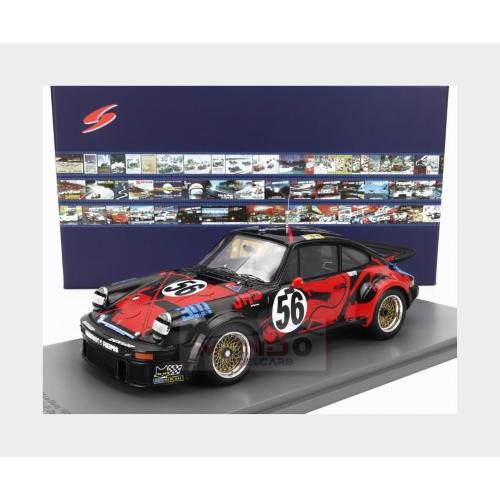 1:18 SPARK Porsche 911 934 Team Jms Racing Asa Cachia #56 24H Le Mans 1977 J.L.Bousquet C.Grandet P.Dagoreau Con Vetrina With Showcase Special Box 18S287
