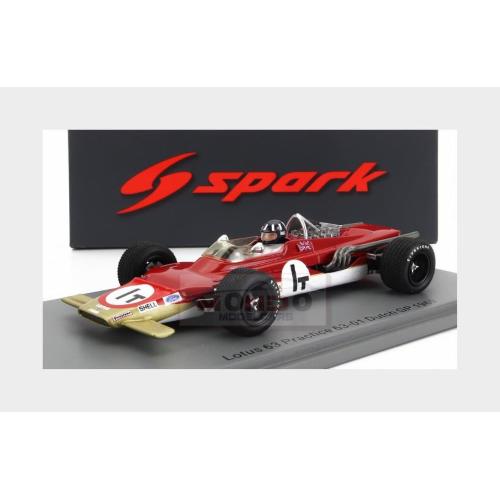 1:43 SPARK Lotus F1 63 #It Practice Dutch Gp 1969 G.Hill S6350