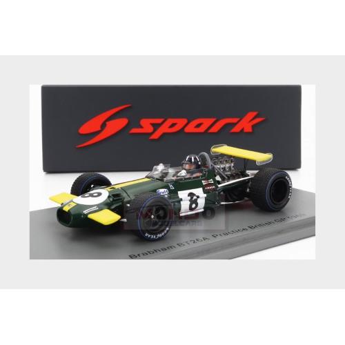 1:43 SPARK Brabham F1 Bt26A #8 British Gp 1969 G.Hill S8319
