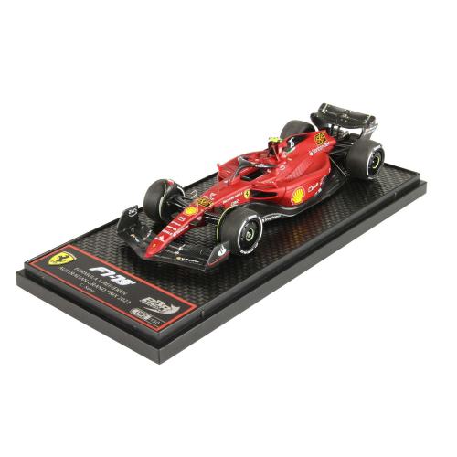 1:43 BBR Ferrari F1-75 Team Scuderia Ferrari #55 Australian Gp 2022 Carlos Sainz Red BBRC278B