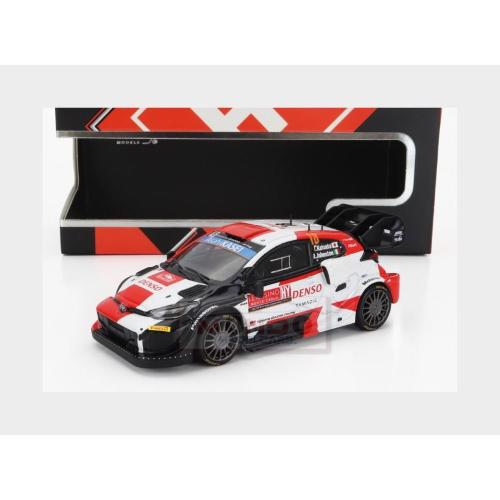 1:43 IXO Toyota Yaris Gr Rally1 Team Toyota Gazoo Racing Wrt #18 8Th Rally Montecarlo 2022 T.Katsuta A.Johnston White Red Black RAM834.22