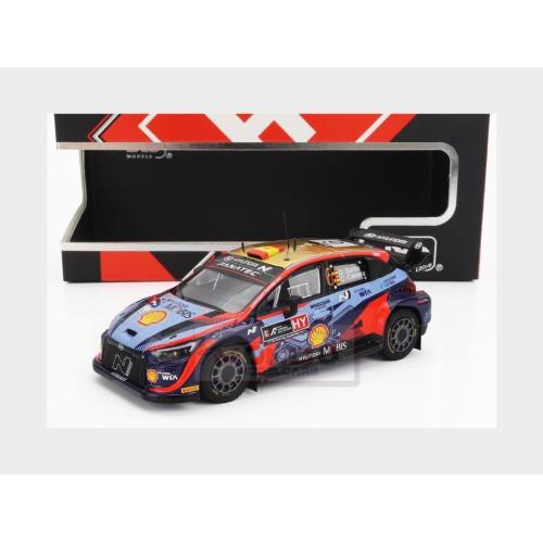1:43 IXO Hyundai I20 Coupe Wrc Mobis #6 3Rd Rally Acropolis 2022 D.Sordo C.Carrera 2 Tone Blue Red RAM869.22