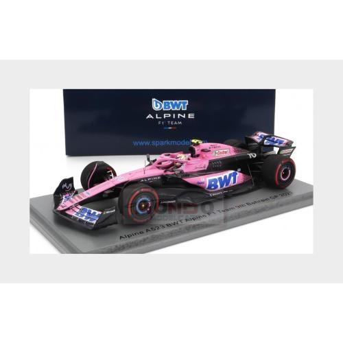 1:43 SPARK Renault F1 A523 Team Bwt Alpine #10 9Th Bahrain Gp 2023 Pierre Gasly Pink Blue S8567