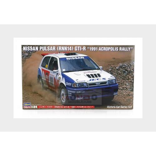 1:24 HASEGAWA Nissan Pulsar Gti-R #18 Rally Acroplis 1991 B.Melander S.Blomqvist Kit HA21153