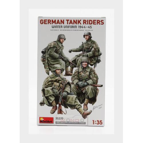 1:35 MINIART Figures Soldier German Tank Riders Military Winter Uniform 1944 Kit MA35370