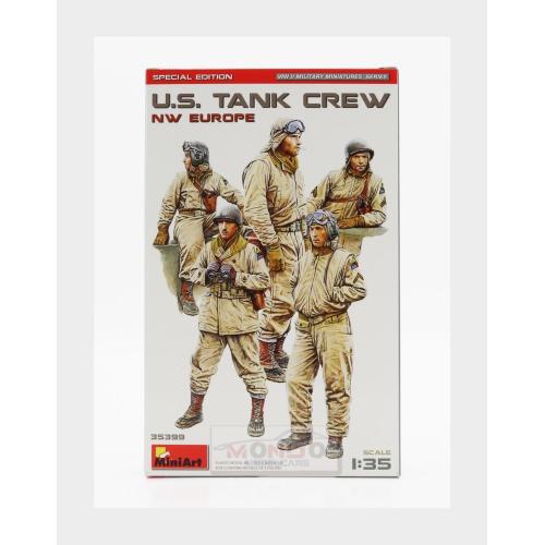 1:35 MINIART Figures Soldier Usa Tank Crew Military 1944 Kit MA35399