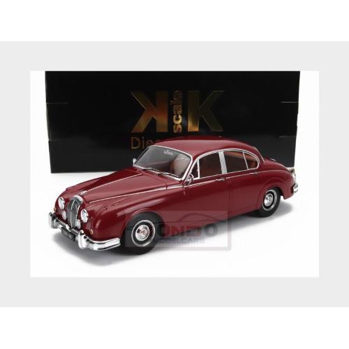1:18 KK SCALE Jaguar Daimler 250 V6 Lhd Red Interieur Brown 1962 KKDC181035