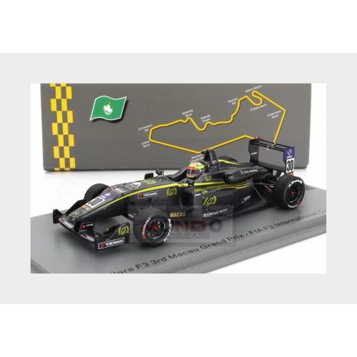 1:43 SPARK Dallara F3 Team Double R Racing #30 3Rd Macau Gp International Cup 2015 Alexander Sims Black SA236