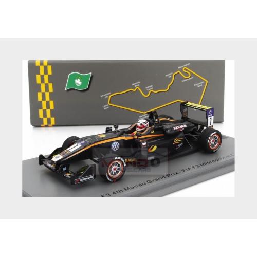 1:43 SPARK Dallara F3 Team Carlin #7 4Th Macau Gp International Cup 2015 Antonio Giovinazzi Black SA237