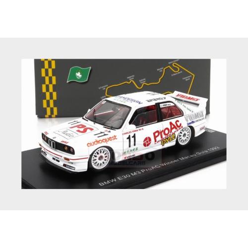 1:43 SPARK Bmw 3-Series (E30) #11 Winner Proac Guia Macau 1993 C.Kwan White SA246