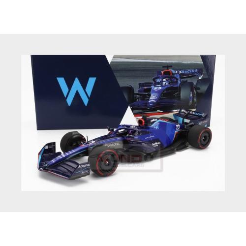 1:18 MINICHAMPS Williams F1 Fw44 Team Williams Racing #23 Bahrain Gp 2022 Alexander Albon Blue 147220123