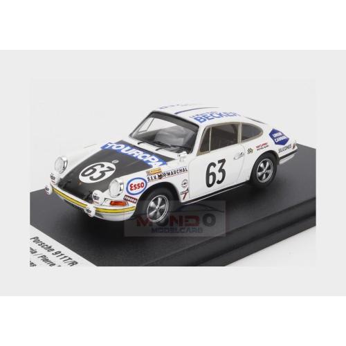 1:43 TROFEU Porsche 911T Coupe Team Marcel Martin #63 24H Le Mans 1969 Rene Mazzia Pierre Mauroy White Black TRFDSN140