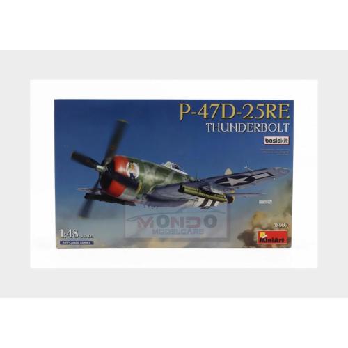 1:48 MINIART Republic Aviation P-47D 25Re Military Airplane 1942 Kit MA48009