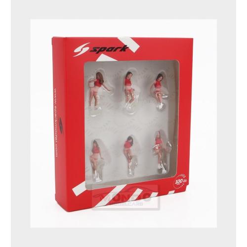 1:43 SPARK Figurines Grid Girls 1990S  43AC023