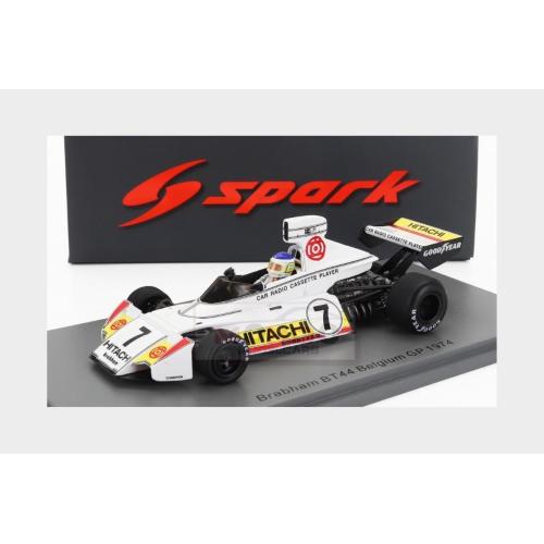 1:43 SPARK Brabham F1 Bt44 #7 Belgium Gp 1974 C.Reutemann S7428