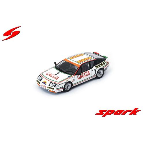 1:43 SPARK Renault Alpine V6 Turbo #3 Europa Cup Champion 1986 Massimi Sigala S7331
