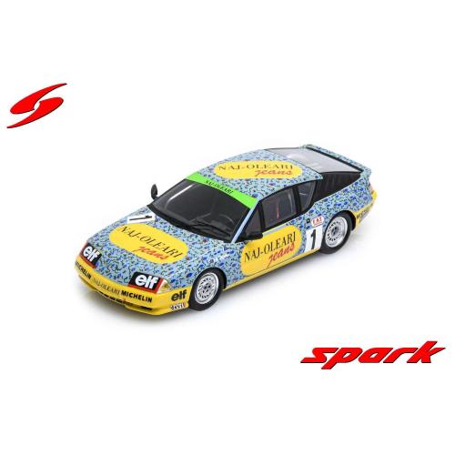 1:43 SPARK Renault Alpine V6 Turbo #1 Europa Cup Champion 1987 M.Sigala S7332